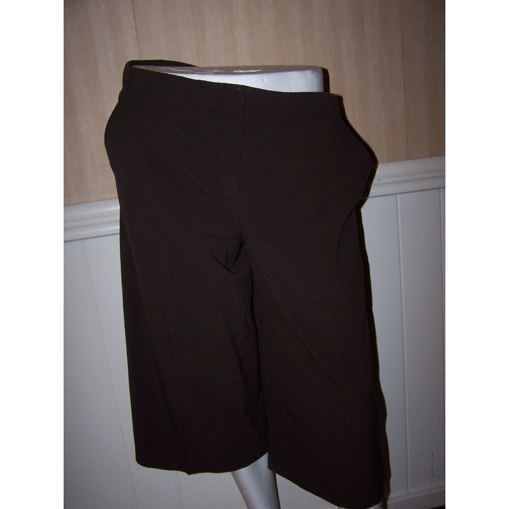 Cato Size 14 Brown Dress Capri Pants GREAT CONDITION 104-1400